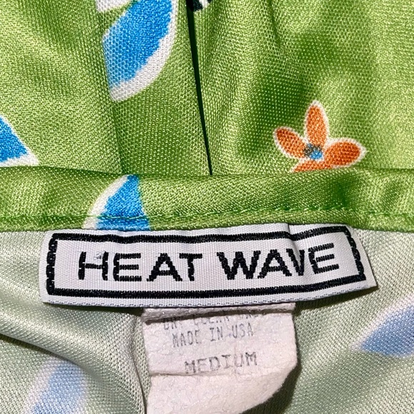 Heatwave Brand Green Summer Tank.  Size Medium - Picture 5 of 5